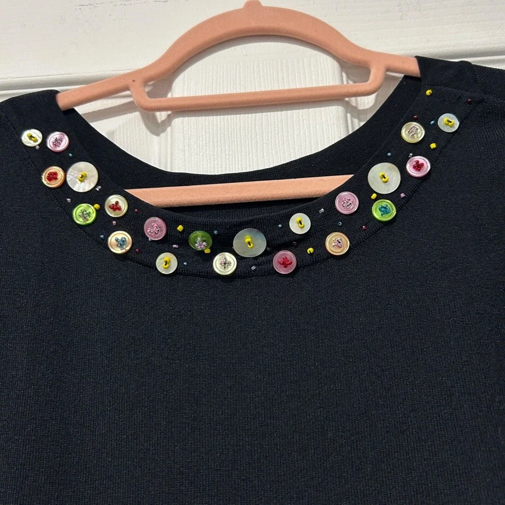 Joseph A. Boat Neck‎ Sweater black size XL business casual top dress top